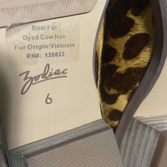 Zodiac | Leather or Hair Calf Slip-On Mules - Picture 4 of 4